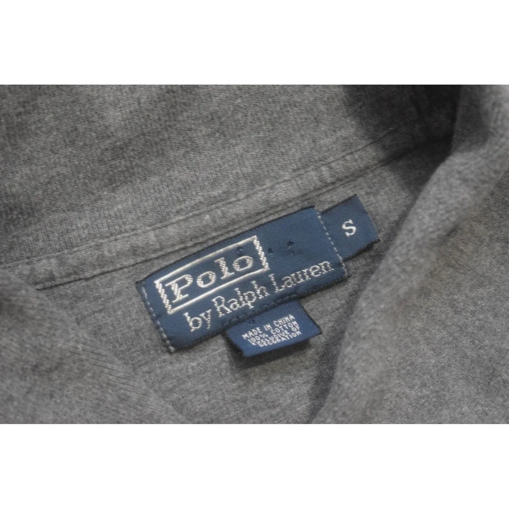 Polo Ralph Lauren Cowl Neck Sweater‎ Gray Long Sleeve Pullover Mens Size Small